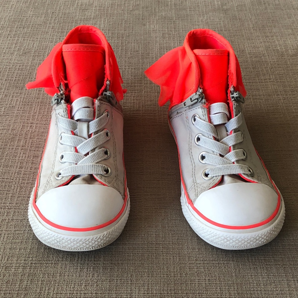 Converse zip up sneakers
